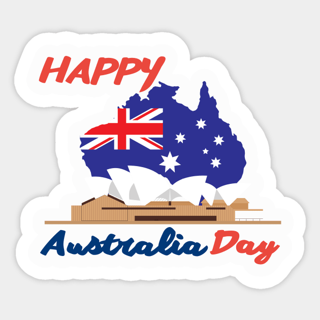 Australia Day Sticker by MPclothes